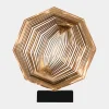 Xenon Grid 70cm Copper Metal Indoor Sculpture