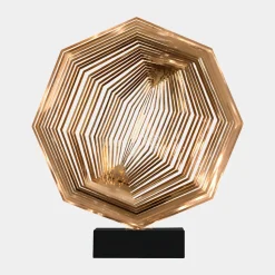 Xenon Grid 70cm Copper Metal Indoor Sculpture