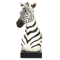 Zen Zebra 54cm Resin Indoor Sculpture
