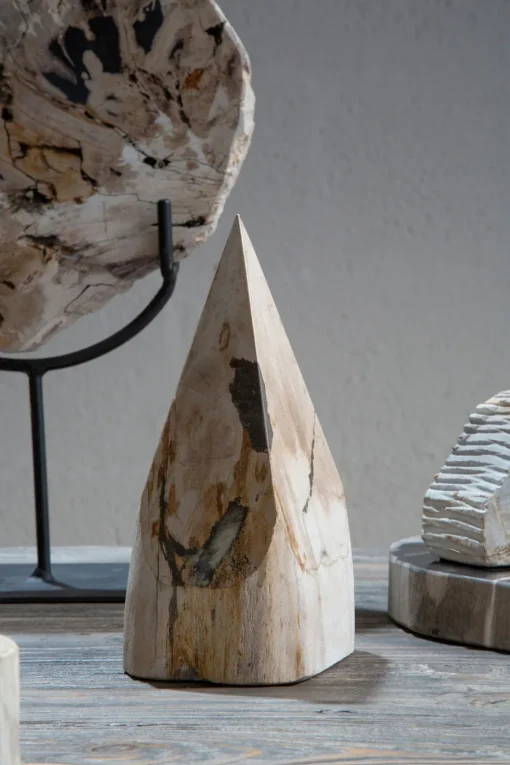 Zenith Prism 20cm Wood Indoor Sculpture